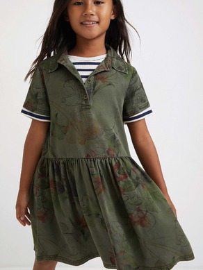 Desigual Mickey Camo Flower Kids Dress