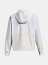 Under Armour Woven FZ Jacket-WHT Winter jacket