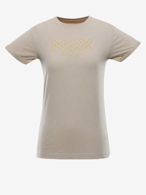 NAX JULEPA neutrální / zemitá T-shirt