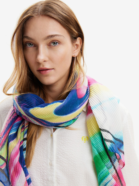 Desigual Powercolor Rectangle Scarf